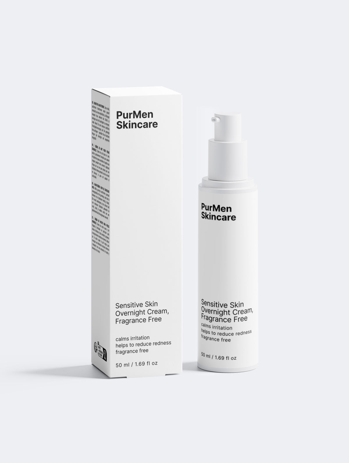 Sensitive Skin Overnight Cream, Fragrance Free